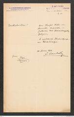 k.k. naturhistorisches Hofmuseum, Intendanzakten 1885-1896 (Hauer), Aktenzahl Z.60/1894, Seite 1